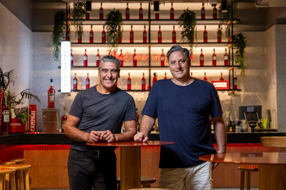 Fabio and Yuri Angele, brothers who run both versions of Brunetti.