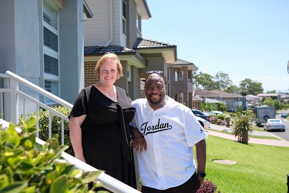 Peter Mwandha and his wife Jade laud Castle Hill for its sense of community.