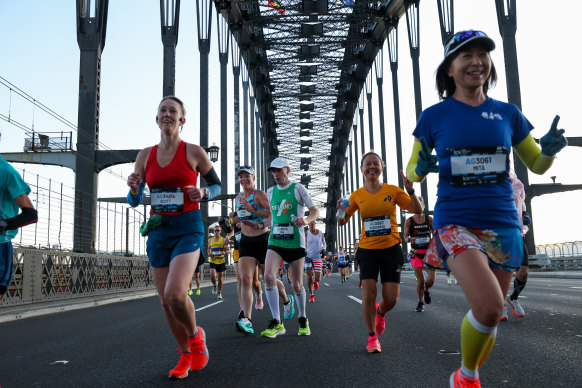 The 2024 Sydney Marathon had a thousand fewer runners than the 2025 event is expected to have.