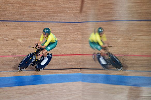 Paige Greco at the 2020 Paralympic Games.