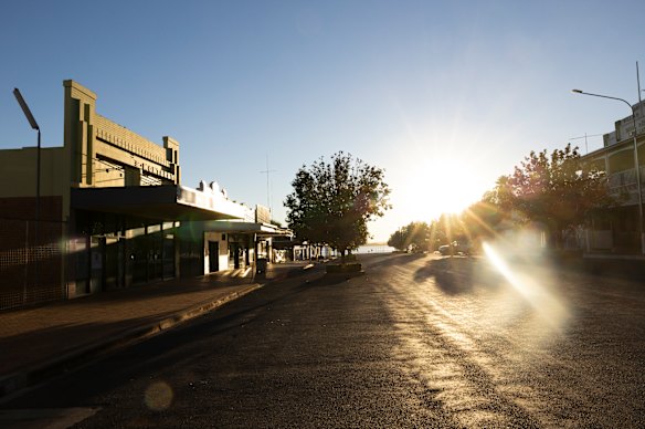 Lake Cargelligo remains quiet at night as many residents say they are too scared to leave their homes.