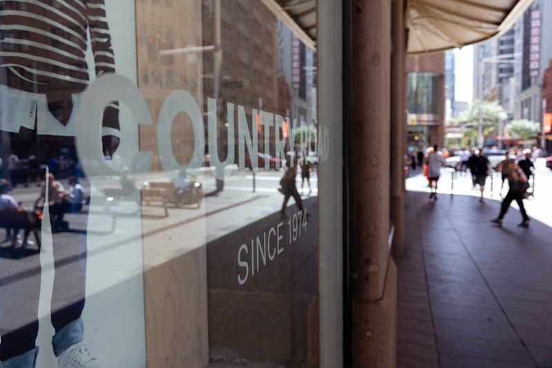 The Country Road store in central Sydney has closed.