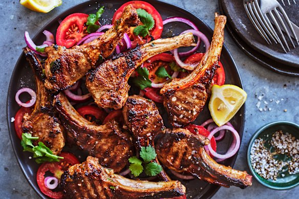 Madras lamb cutlets.