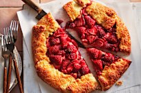 Helen Goh’s strawberry ricotta crostata.