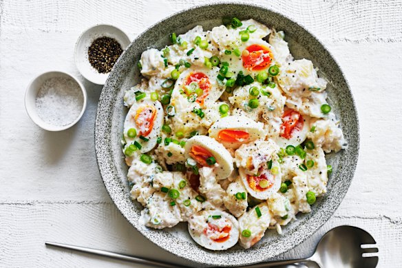 Egg and potato salad.