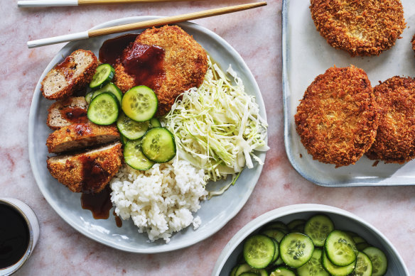 Menchi katsu is made from pork mince instead of pork fillet.