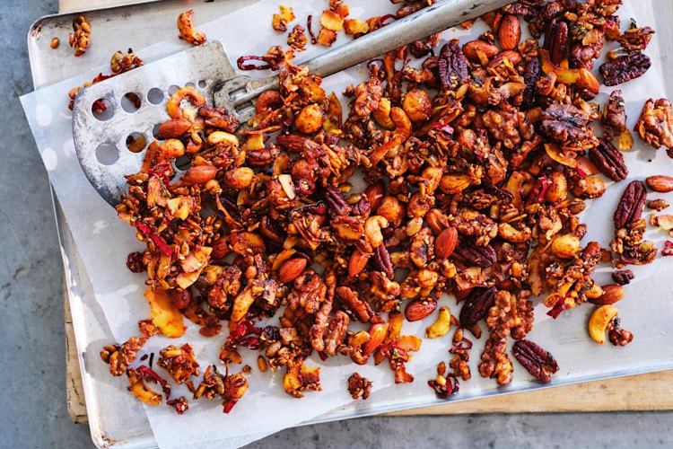 Roasted nuts make a great go-to snack.