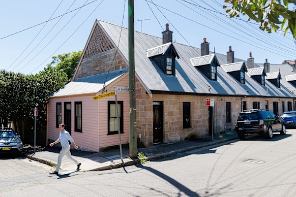 A typical street scene in Paddington.