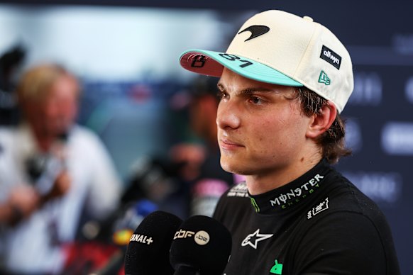Australian driver Oscar Piastri.