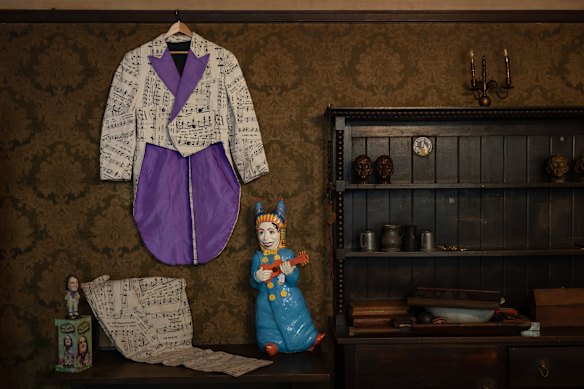 Tiny Tim’s suit is among the treasures in Martin Sharp’s home set to go to auction.