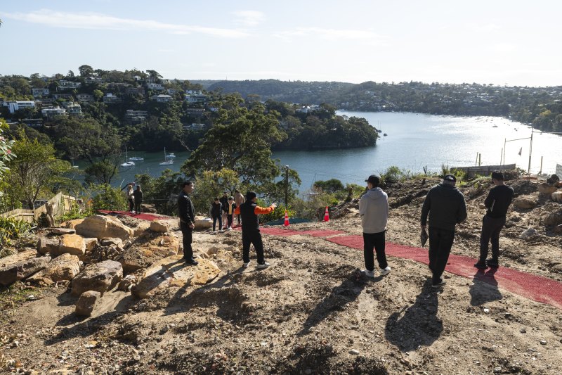 More than a dozen buyers registered to bid on the properties that were nothing more than blocks of dirt.