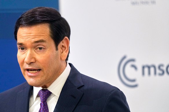 &ldquo;We belong together&rdquo;: US Secretary of State Marco Rubio addressed the Munich Security Conference.
