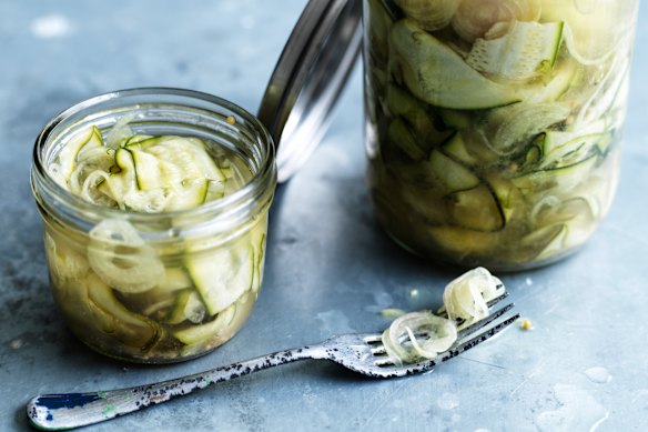 Pickled zucchini will perk up sandwiches.