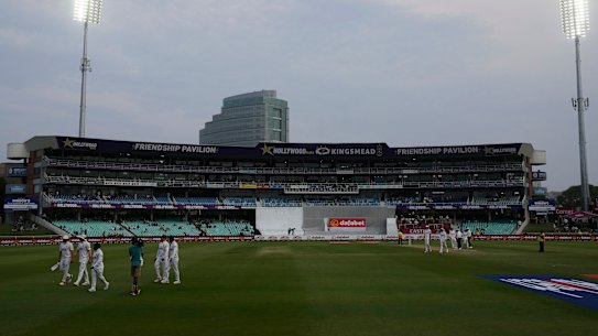 Dull light in Durban.