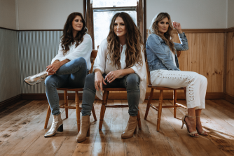 Local country trio The McClymonts.