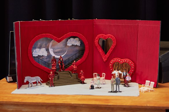 The set model for Victorian Opera’s “exciting and fun” Abduction.