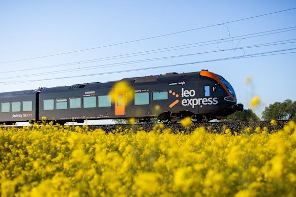 Der Fernverkehr Leo Express.
