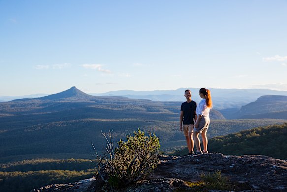 Pigeon House Mountain in Morton National Park. 