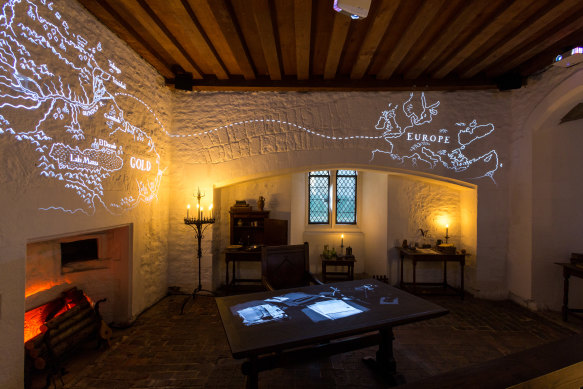 Sir Walter Raleigh's study below Bloody Tower.