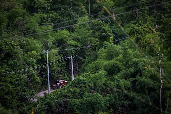 Cambodian military personnel travel to the region where fighting broke out with Thailand on May 28.