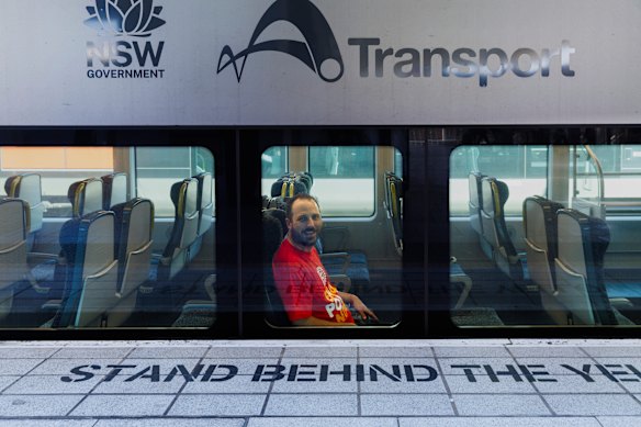 It took Dave Anderson 18 hours last year to visit every single train and metro station in Sydney.