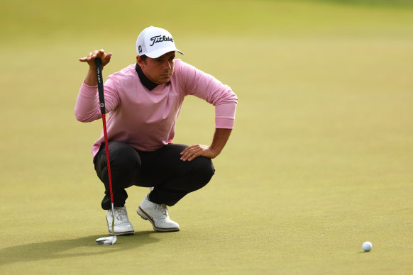 David Micheluzzi played in this week’s Victorian PGA after playing on the DP World Tour.