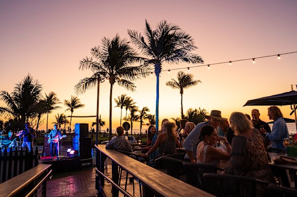 Sunset drinks.
