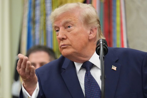 Donald Trump said he knew sports &ldquo;really well&rdquo; and the incident involving US player Balogun was &ldquo;not a foul&rdquo;.