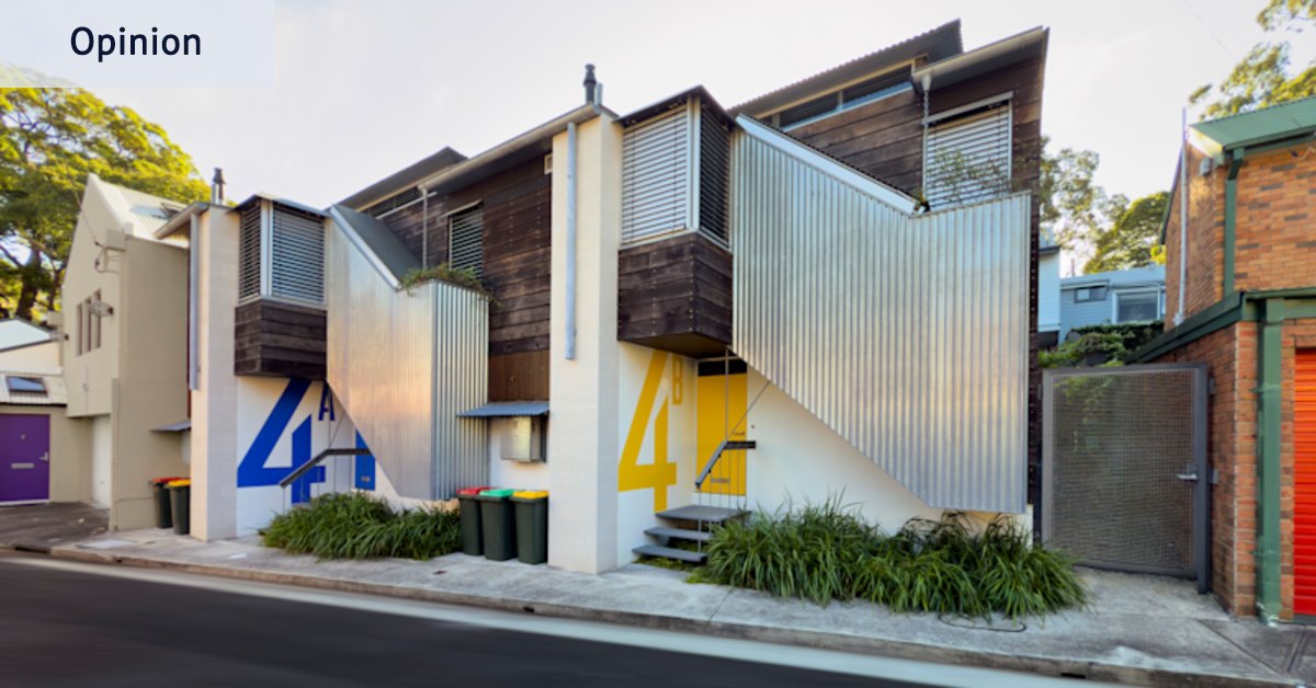 Le Corbusier-inspired townhouses in Sydney’s Redfern