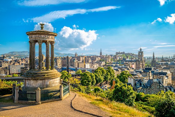 Foreign visitors often rank Edinburgh alongside London.