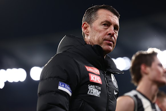 Collingwood coach Craig McRae says the loss to the Lions have his men some “feedback”.