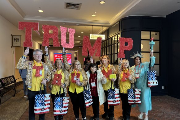 Attendees at the Conservative Political Action Conference near Washington on February 21, 2025.