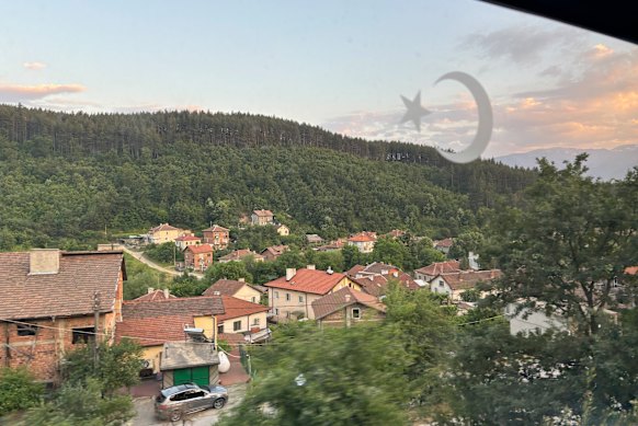 Passing scenery in Bulgaria. 