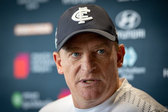 Michael Voss and the Blues made a raft of changes for their clash with North Melbourne; however, they still lost the match.