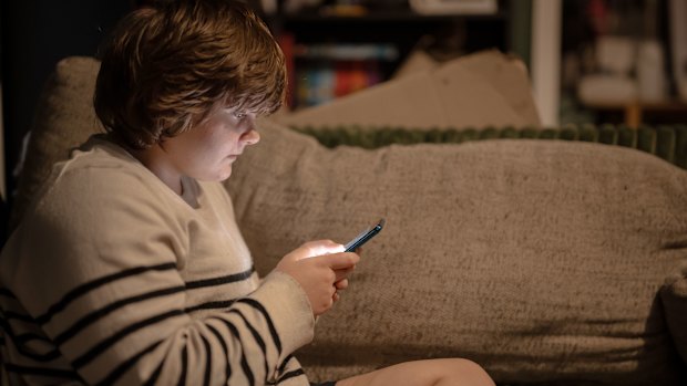 Matthew Knight, 14, uses chatbots to create storylines with fictional characters.