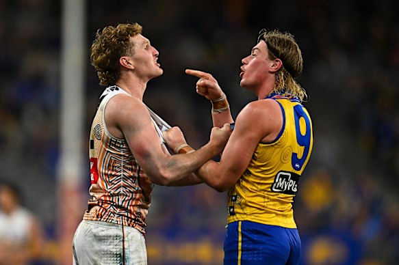 The confrontation. 