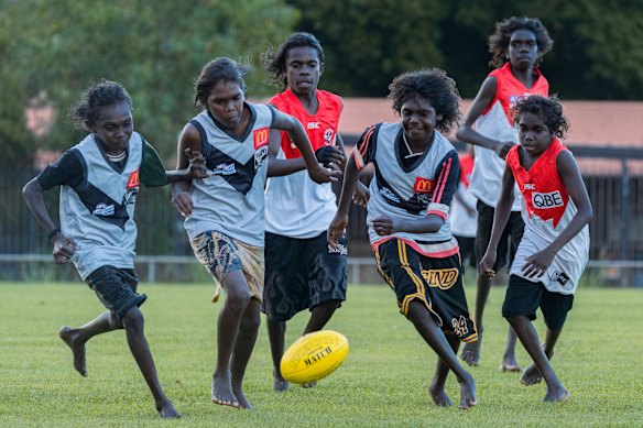 That no one from Maningrida has gone on to play in the AFL or AFLW speaks to a profound problem: the continued decline in Indigenous footballers at the elite level.