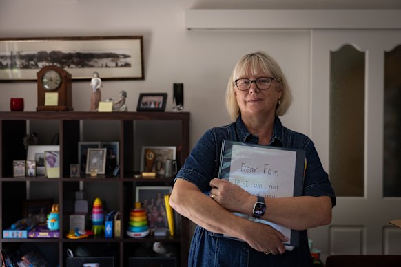 Debbie Scott wants her urn to spend consecutive years in each of her four children’s houses.