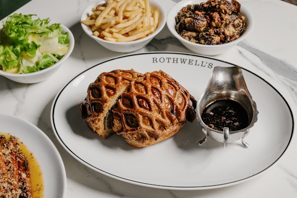 Rothwell’s signature beef Wellington.