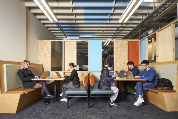 Technology tamfitronics Atlassian’s new connection hub in Melbourne.