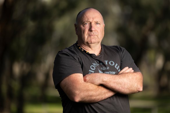 Bruce Evans, a friend of fugitive Dezi Freeman.