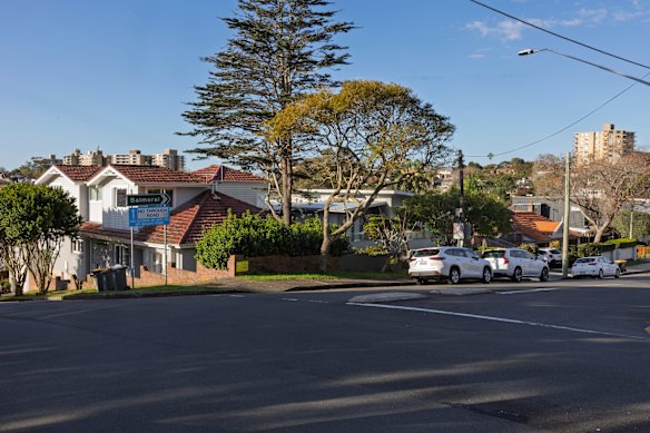 The five houses on Awaba Street are optioned to Metsis Developments as part of a $40 million deal.