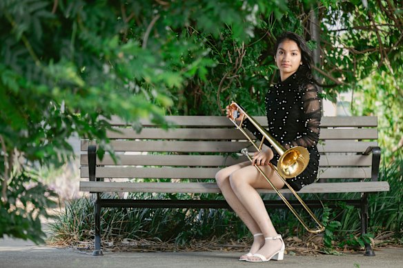 Musician Prashasti Jolly, 14, wants to create a solution for teenagers who use social media for professional purposes.