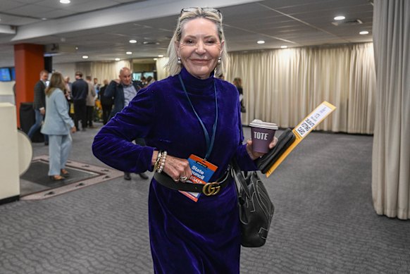 Colleen Harkin at the Victorian Liberal Party state council meeting last year.