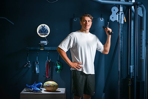 Sullivan Robey has gone from unwanted to a potential top-five pick in next week’s AFL draft.