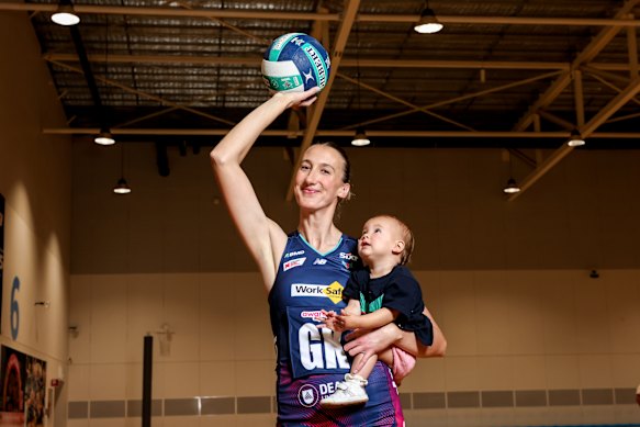 Emily Mannix and her daughter Mabel.