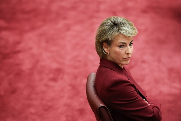 Leader of the opposition in the Senate, and foreign affairs spokesperson Senator Michaelia Cash.