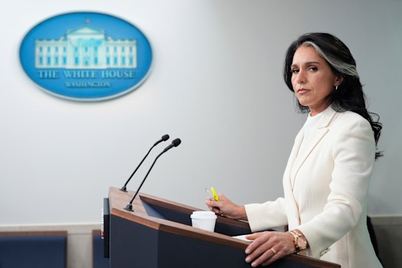 Tulsi Gabbard announced she would leave her position as director of national intelligence at the end of June.