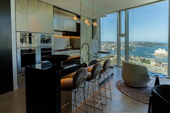 Inside the Tartak family’s $37 million apartment in Sydney’s Crown Residences.