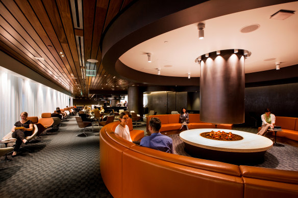 The Qantas Business Class Lounge at Los Angeles International Airport. The airline recently launched Qantas Club Flexible, which gives passengers 28 days of lounge access for a fee.